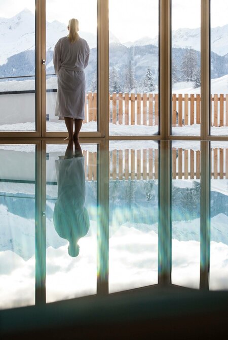 Beste Lage des Ladis Hotels Tirol direkt an der Piste